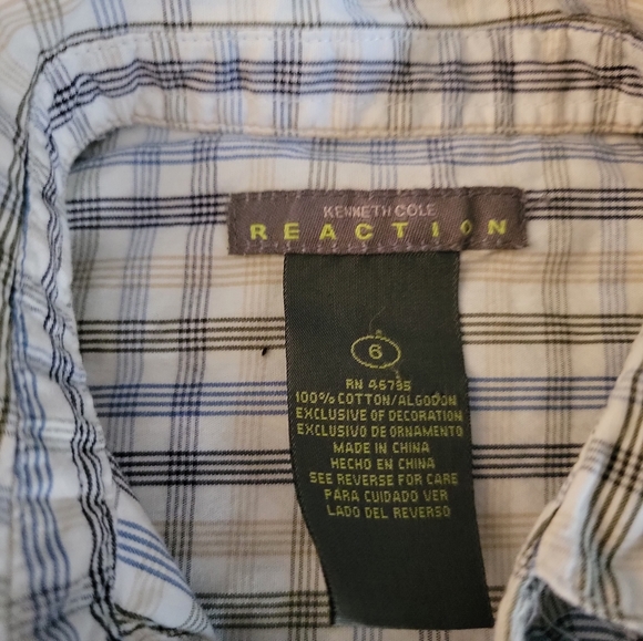 Kenneth Cole boys button dress shirt - Picture 2 of 2